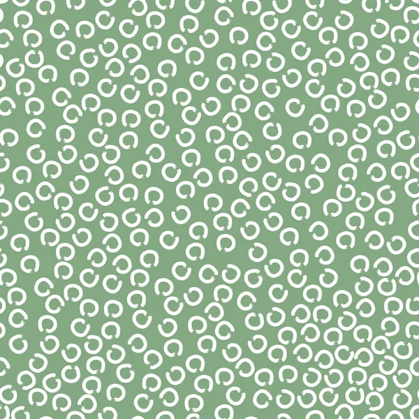 Gribouiller Motif Abstrait Sans Couture Irrégulier Cercles Blancs Chaotiques Sur — Image vectorielle