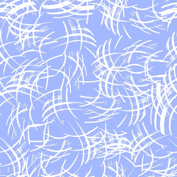 Abstrait Motif Vectoriel Sans Couture Lignes Courbes Chaotiques Différentes Couleurs — Image vectorielle