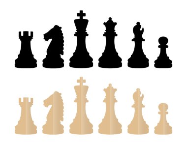 Satranç taşları ayarlandı