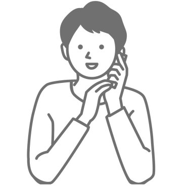 Kadın vektör arama yapıyor