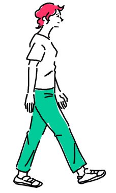 Bir kadının görünüşü.