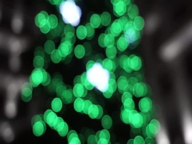 Noel ağacı bulanık. Sadece güzel bokeh.