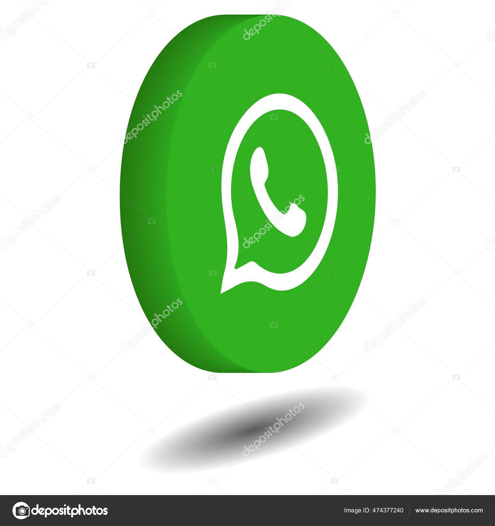 Round whatsapp logo Vector Art Stock Images | Depositphotos