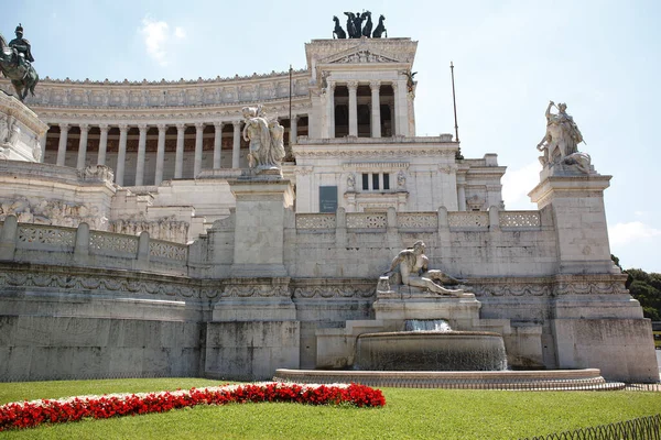 Rome Roma Altar Fatherland Rome Monumental Architecture Great Monument Spqr — Stock Photo, Image