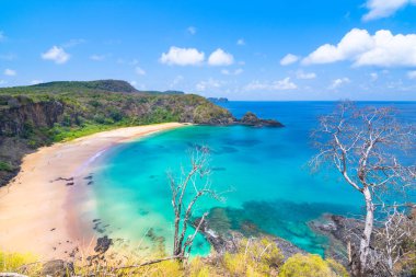 Sancho Sahili - dünyanın en güzel plajı - Fernando de Noronha Adası, Pernambuco - Brezilya