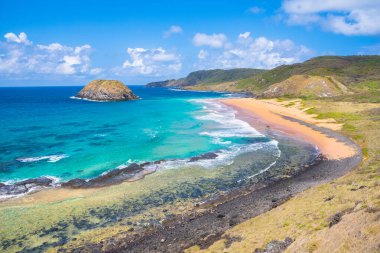 Lion Beach 'in güzel manzarası (Praia do Leao) - Fernando de Noronha Adası, Brezilya