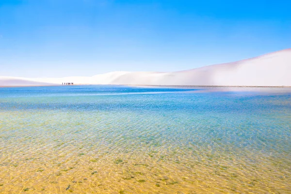 Maravillosa Vista Del Parque Nacional Lencois Maranhenses Barreirinhas Maranhao Brasil — Foto de Stock