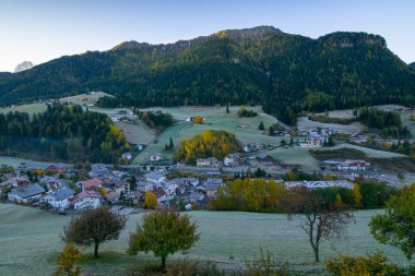 Ortisei Köyü, Val Gardena, Dolomites - Trentino Alto Adige, İtalya