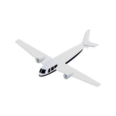 izometrik deniz uçağı uçak