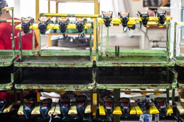 Yüksek kaliteli deri ayakkabılar üreten fabrika.