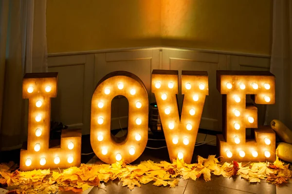 Liebesbriefe Glühen Konzept Für Den Valentinstag Liebeserklärung — Stockfoto
