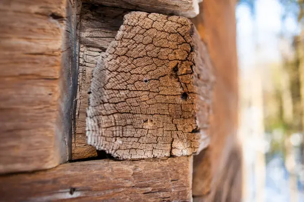 Textura Madeira Velha Com Padrões Naturais — Fotografia de Stock