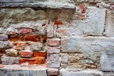 Eski duvar arkası. Eski Avrupa kenti