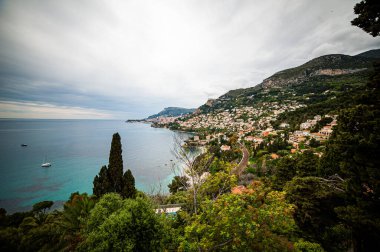 Kotor şehrinin manzarası, mongol.