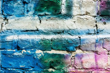 Renkli boyalı duvar, grunge dokusu, arkaplan