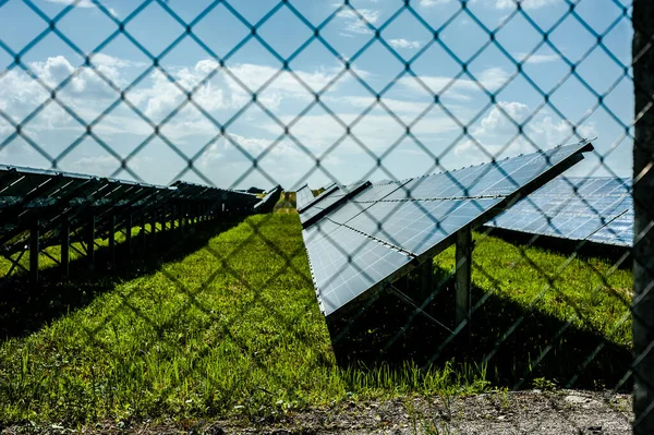 Photovoltaic Power Station Also Known Solar Park Solar Farm Solar — Stock Photo, Image