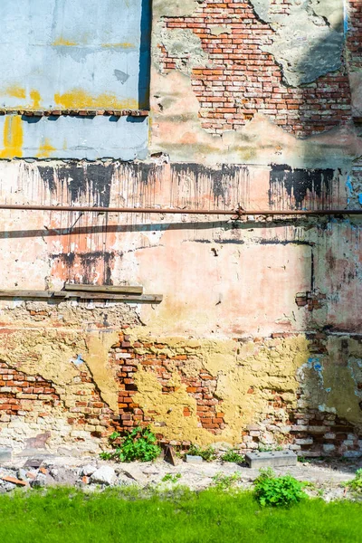 Antiguo Muro Ladrillo Fondo Grunge — Foto de Stock