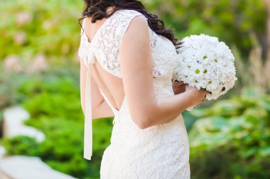 büyük düğün buketi.