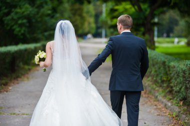 büyük düğün buketi.