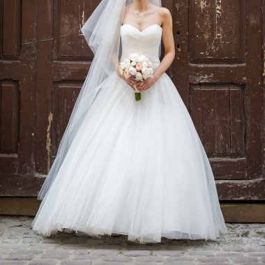 büyük düğün buketi.