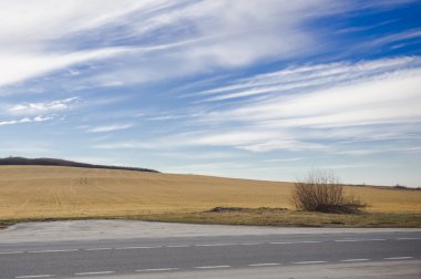 dikim önce sürülmüş alan