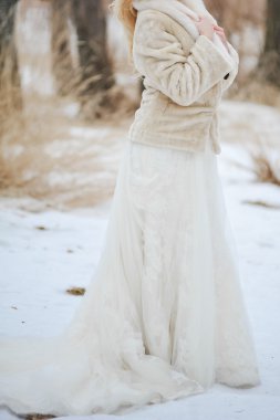 Düğün töreni önce eski kale yakın yürüyüş gelin