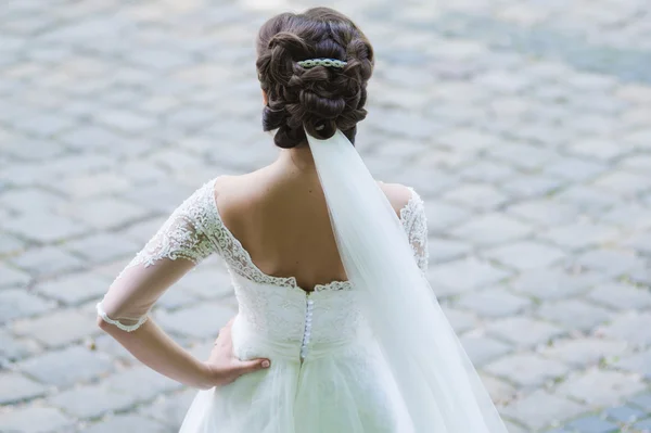 Mattina sposa preparazione — Foto Stock