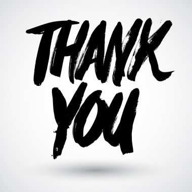 Grunge Thank You Sign