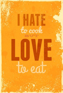 Tipografi illüstrasyon grunge efektler ile.