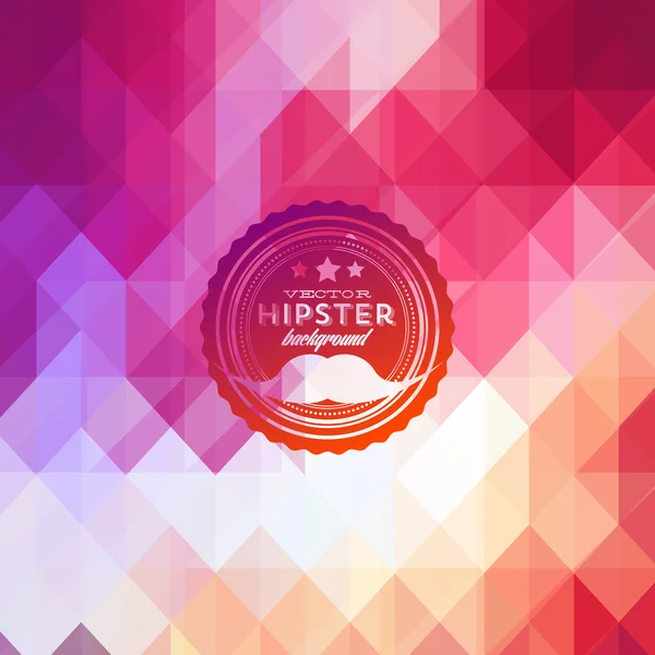 Hipster fundal din triunghiuri — Vector de stoc