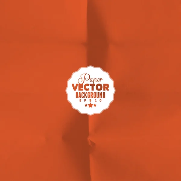 Textura de papel arrugado — Vector de stock