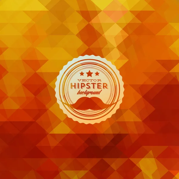 Hipster fond fait de triangles — Image vectorielle