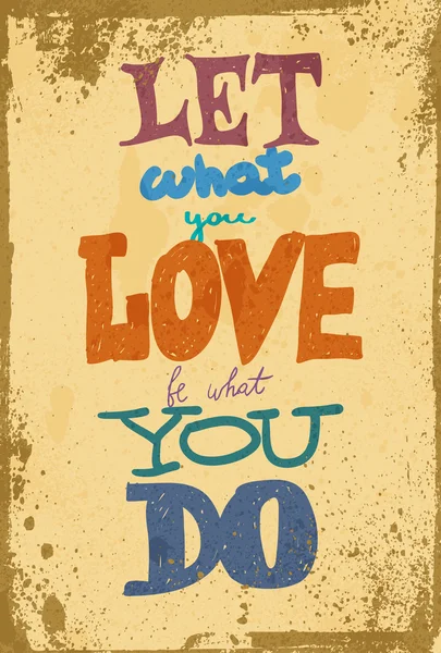 Tipografi illüstrasyon grunge efektler ile.