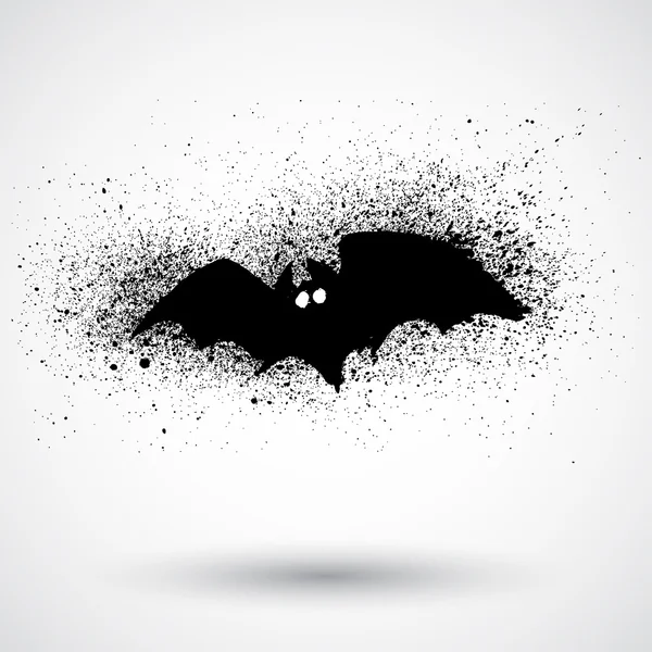 Halloween bat-shape labels — Stock Vector