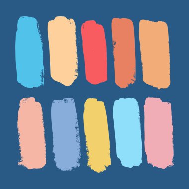 Şeritler, fırça darbeleri koleksiyonu