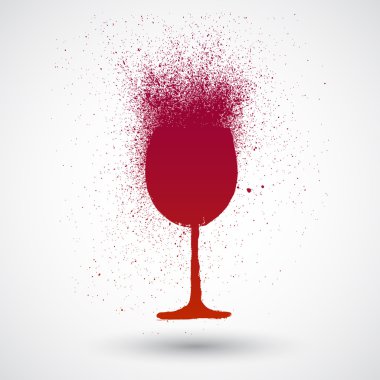 şarap kadehi çizimi