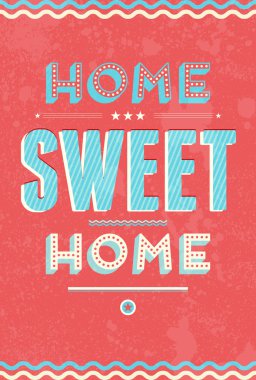 Tipografi illüstrasyon grunge efektler ile.