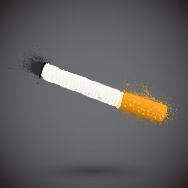 Grunge sigara çizimi