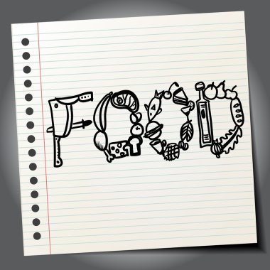 Doodle gıda işareti