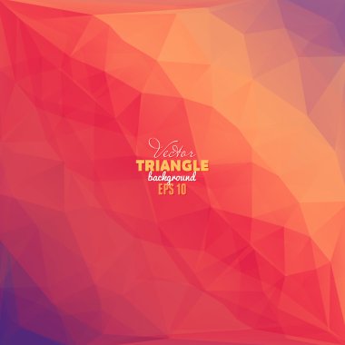 üçgen hipster arka plan yaptı