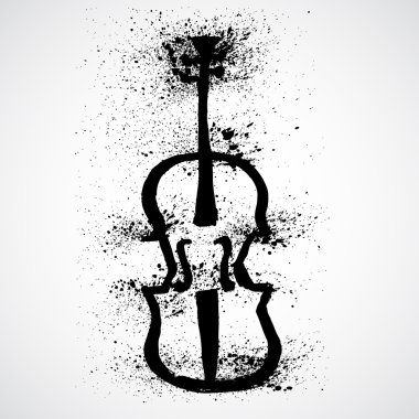 Keman grunge simgesi