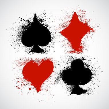 Poker Symbols, playing card clipart