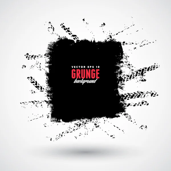 Grunge éclaboussure bannière — Image vectorielle