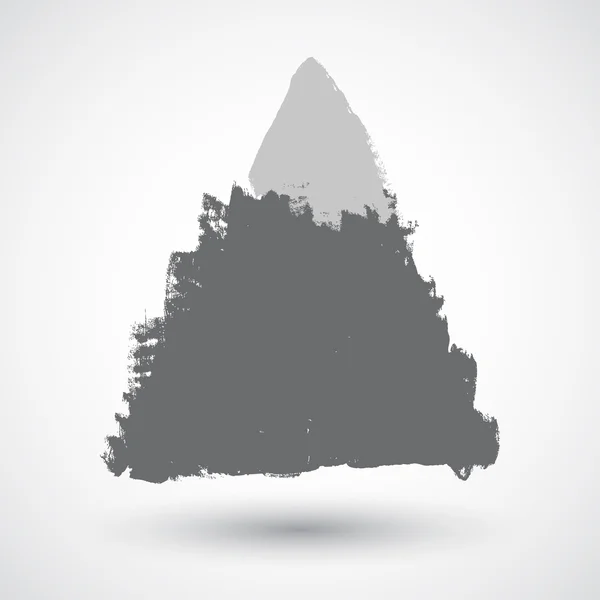 Pic de montagne dans le style Grunge — Image vectorielle