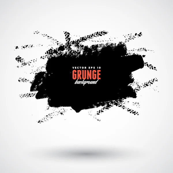 Grunge éclaboussure bannière — Image vectorielle