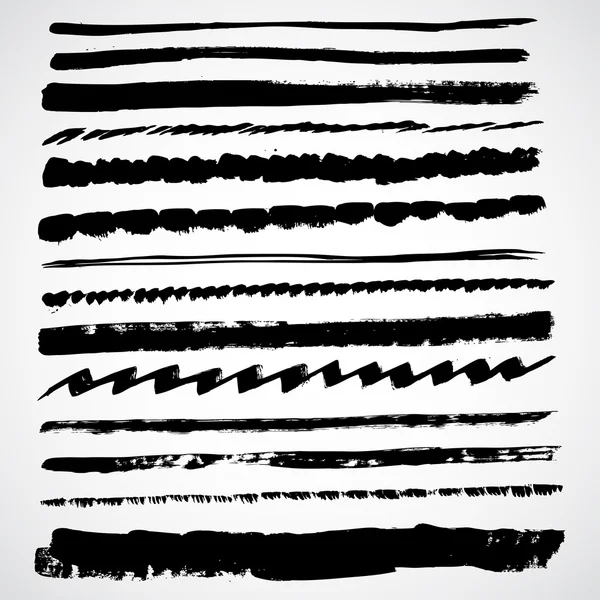 Abstrait noir lignes de grunge — Image vectorielle