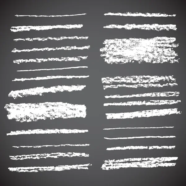 White Chalk Lines — 图库矢量图片