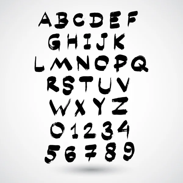 Алфавитный шрифт — стоковый вектор