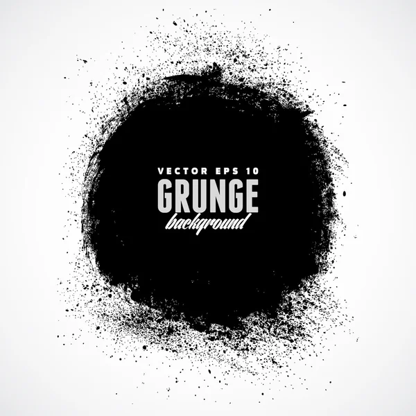 Grunge-Splash rundes Banner — Stockvektor