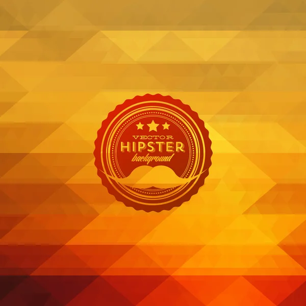 Hipster fond fait de triangles — Image vectorielle